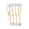 Set Utensilios de Silicona Beige 3