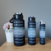 Set Termo Motivacional Dark Gris 1